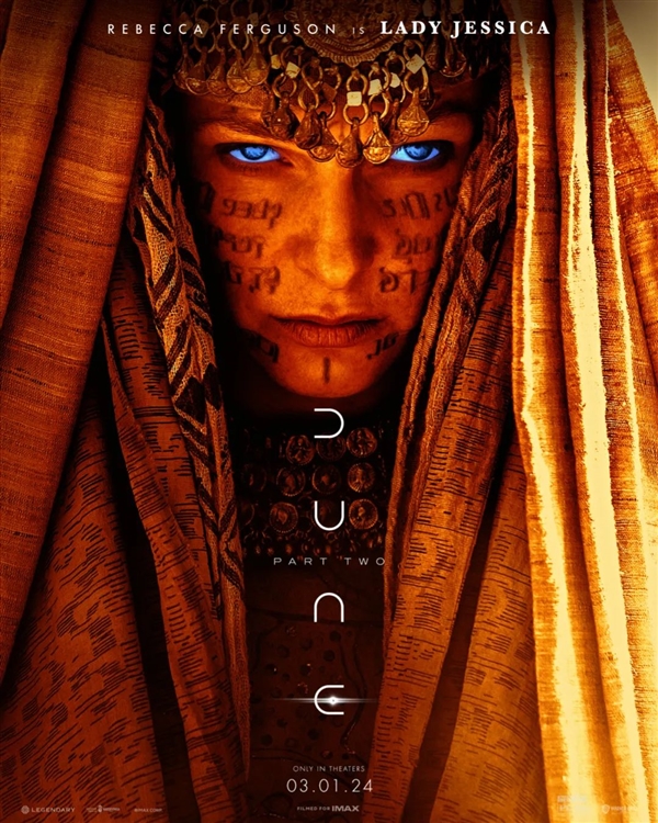 好莱坞科幻巨制！《沙丘2》新海报发布：明年3月1日上映