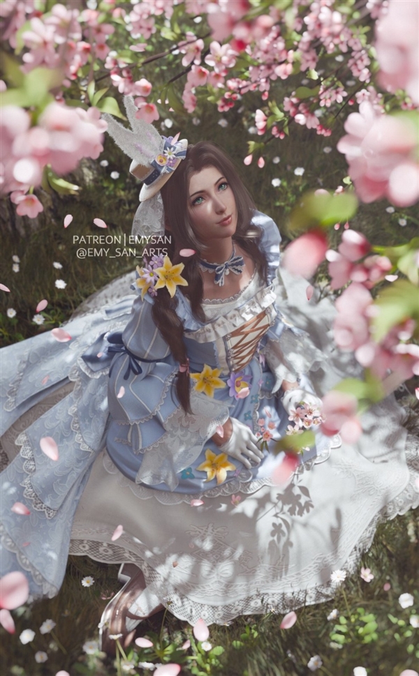 网友自制了《最终幻想7:重制版》蒂法和爱丽丝美图,一起来欣赏下吧(图2) 粉丝制《最终幻想7:重制版》蒂法爱丽丝美图 春光无限好