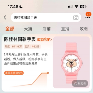 电影《周处除三害》主角陈桂林佩戴的粉色小猪手表成爆款 商家：店里已卖断货，正联系工厂加急生产
